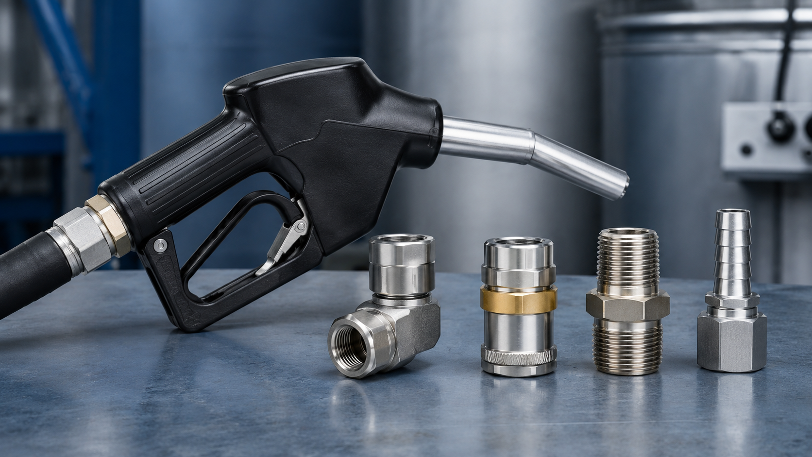 Pistolet de distribution et raccords