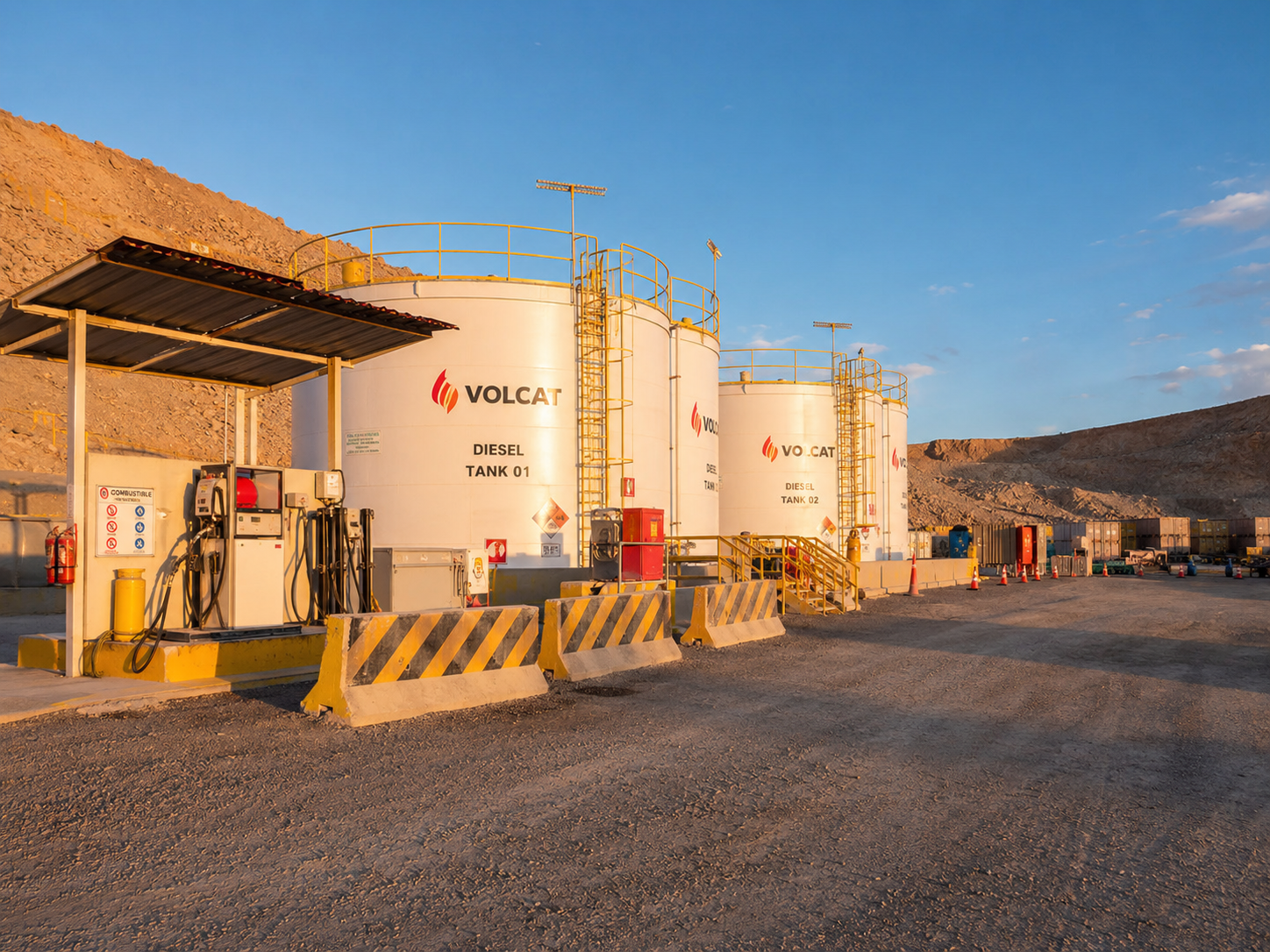Dépôt de carburant pour mine et BTP