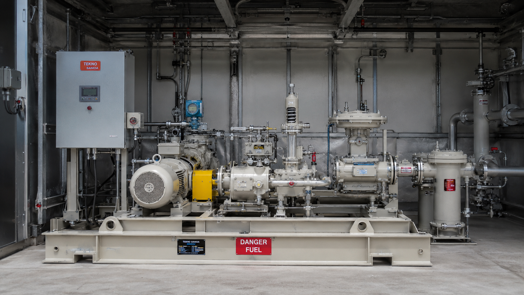 Skid de pompage et filtration