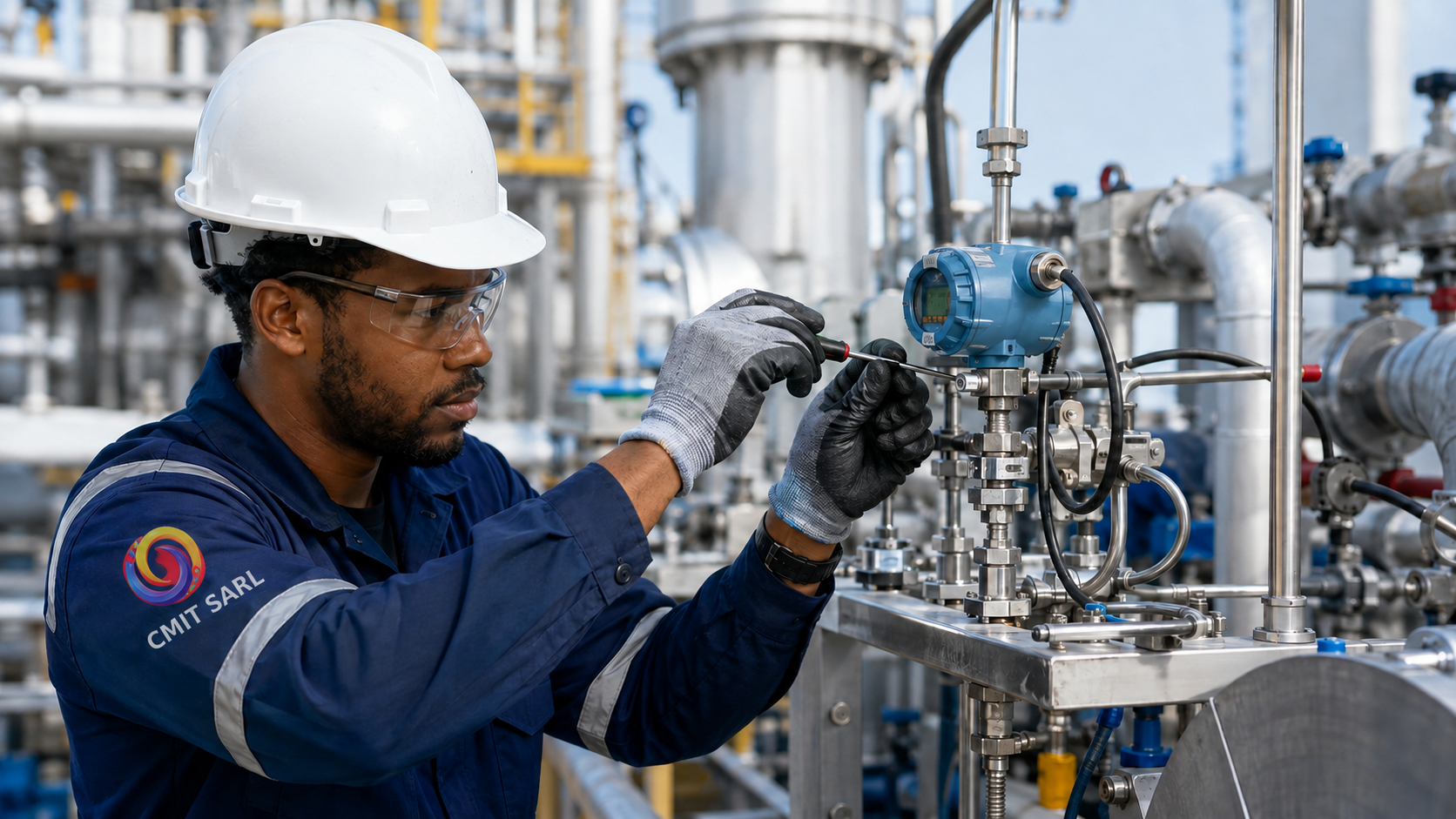 Technicien intervenant sur l’instrumentation et l’automatisme industriel